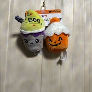 Smoochy 🎃 Halloween Pet Pals  ~Squeaky & Crinkle Dog Toy. 5”& 6”